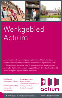 Werkgebiedskaart Drenthe