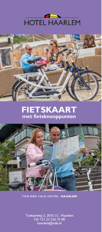  fietsknooppuntenkaart National Park Kennemerduinen en Haarlem - Hotel Haarlem Van der Valk
