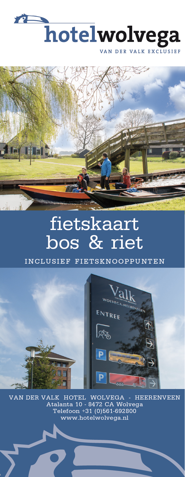 Fietsknooppuntenkaart Zuid Friesland, Drenthe en Noordwest Overijssel