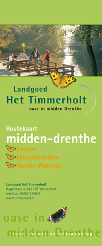 Fietskaart Midden-Drenthe.